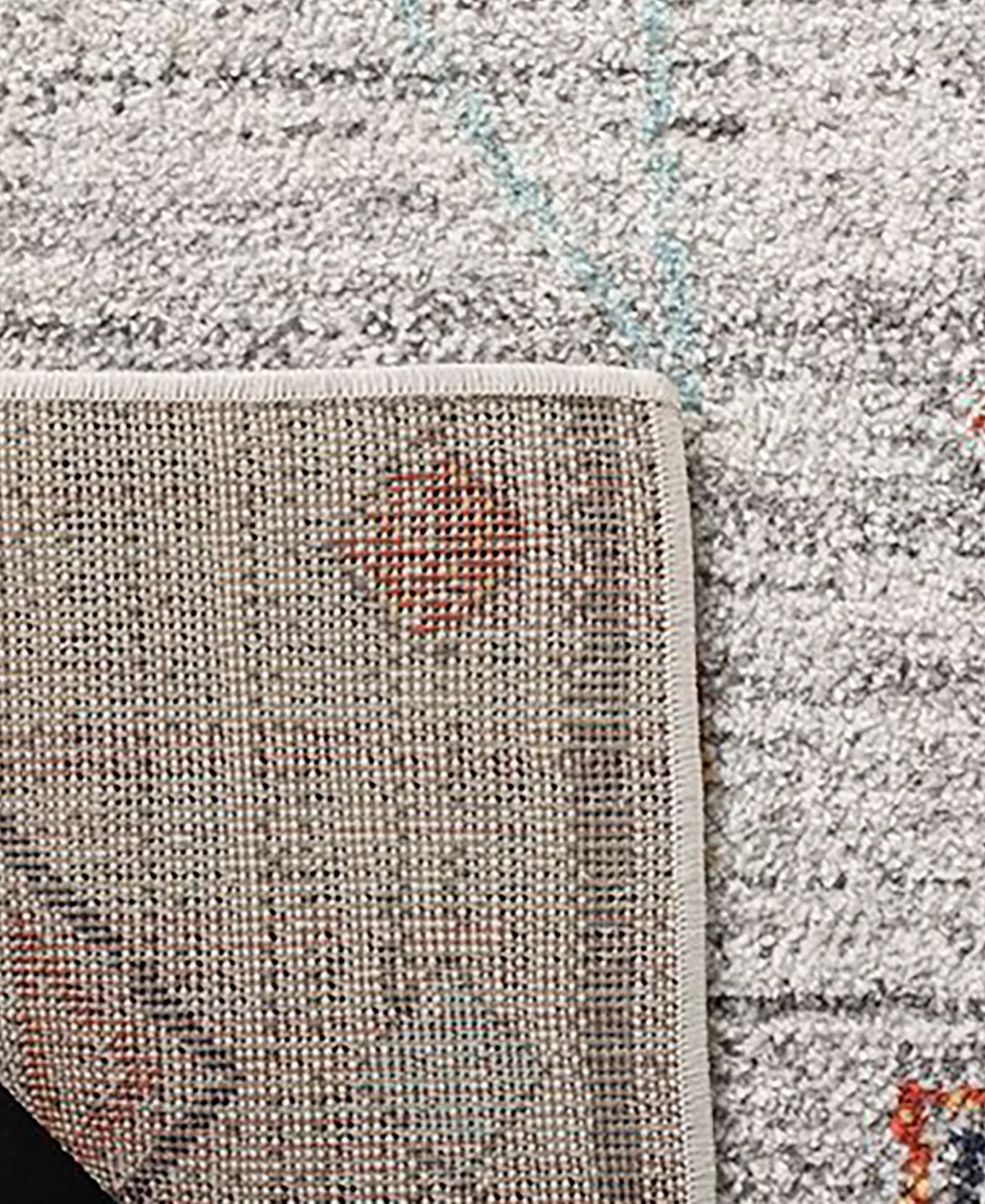 Safavieh Adirondack Light Gray And Red 6' X 9' Sisal Weave Area Rug 6 Safavieh Adirondack Light Gray And Red 6' X 9' Sisal Weave Area Rug - Image 4