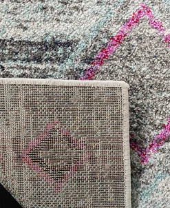 Safavieh Adirondack Light Gray And Red 6' X 6' Square Area Rug -Chic Home Store 23304155 fpx