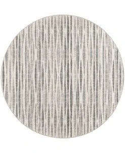 D Style Utter STT-1 4' X 4' Round Area Rug