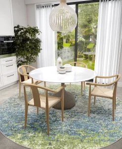 D Style Briggs BRG-3 6' X 6' Round Area Rug -Chic Home Store 23346625 fpx