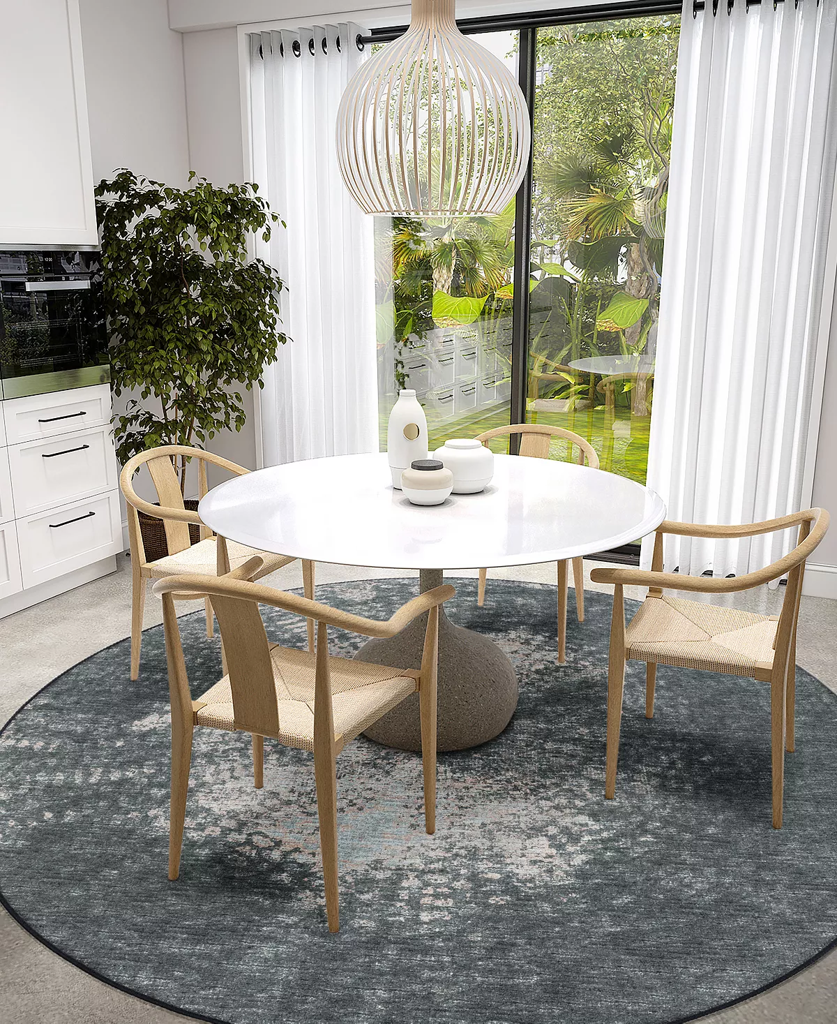 D Style Briggs BRG-1 10' X 10' Round Area Rug 7 D Style Briggs BRG-1 10' X 10' Round Area Rug - Image 5