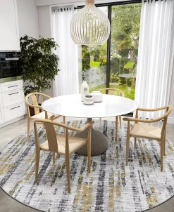 D Style Briggs BRG-6 10' X 10' Round Area Rug -Chic Home Store 23346773 fpx