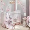 Lambs & Ivy Signature Botanical Baby Watercolor Floral 4-Piece Crib Bedding Set -Chic Home Store 23527904 fpx