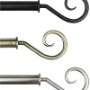 Rod Desyne Curl Drapery Rod 0.8125 Diameter 120 - 170 -Chic Home Store 2469583 fpx