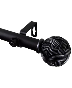Rod Desyne Twine Single Curtain Rod 160-240''