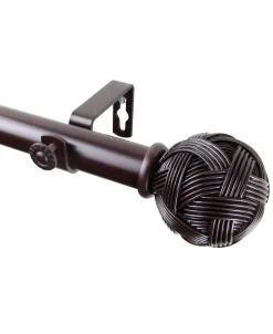 Rod Desyne Twine Single Curtain Rod 160-240'' -Chic Home Store 3147741 fpx