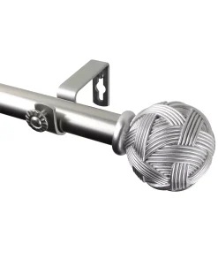 Rod Desyne Twine Single Curtain Rod 160-240'' -Chic Home Store 3147742 fpx