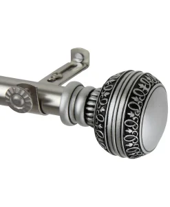Rod Desyne Ornament Single Curtain Rod 120'' - 170'' -Chic Home Store 3252303 fpx