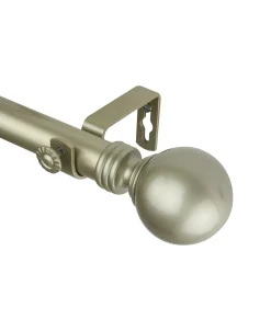 Rod Desyne Globe Single Curtain Rod 48-84''