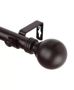 Rod Desyne Globe Single Curtain Rod 48-84'' -Chic Home Store 3252454 fpx