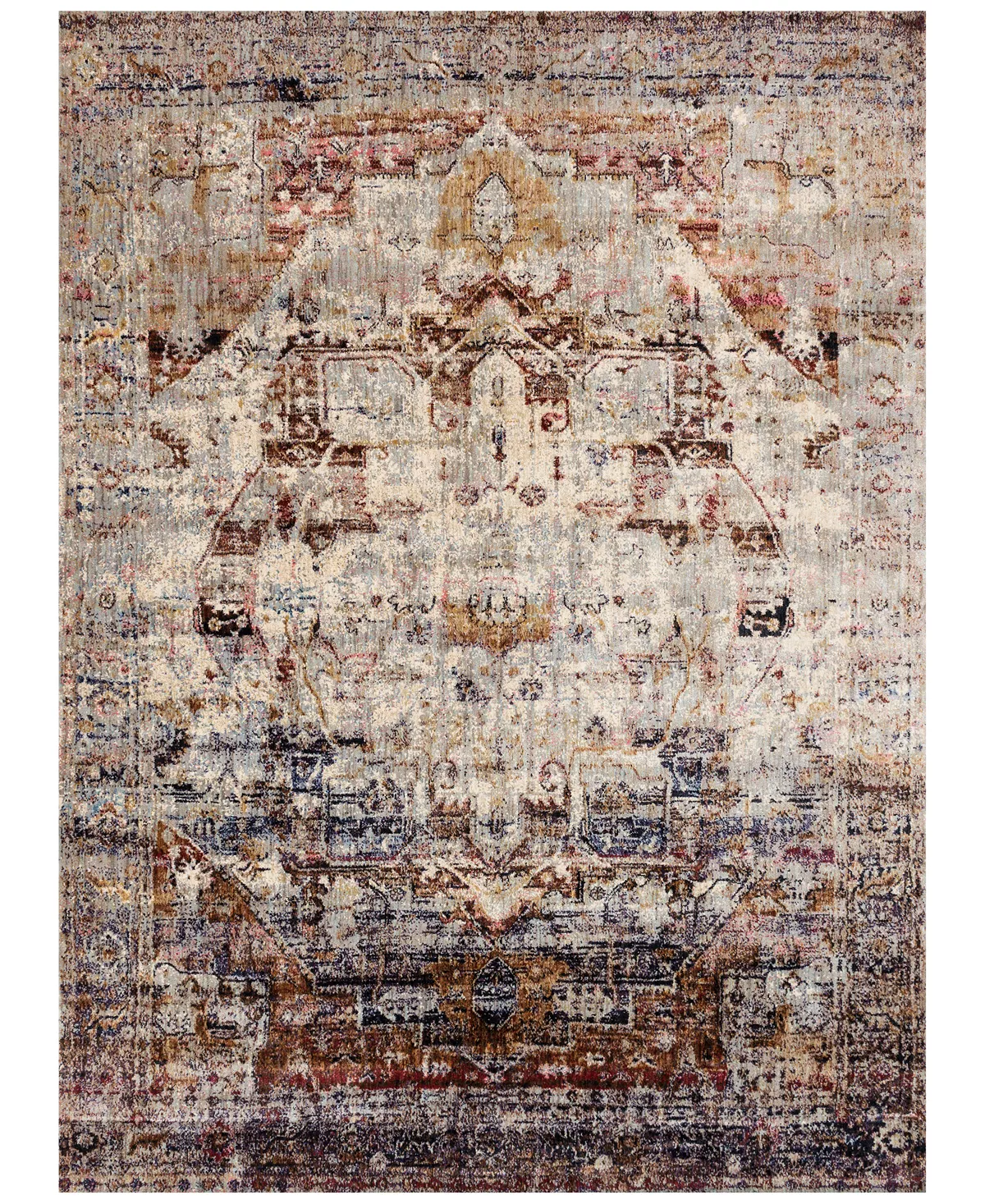 Spring Valley Home Tatiana TAT-08 Slate/Multi 6'7 X 9'2 Area Rug 3 Spring Valley Home Tatiana TAT-08 Slate/Multi 6'7 X 9'2 Area Rug