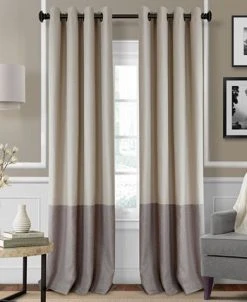 Elrene Braiden Blackout Colorblocked 52 X 84 Panel -Chic Home Store 3310632 fpx