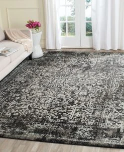 Safavieh Evoke EVK256R Black/Grey 3' X 5' Area Rug