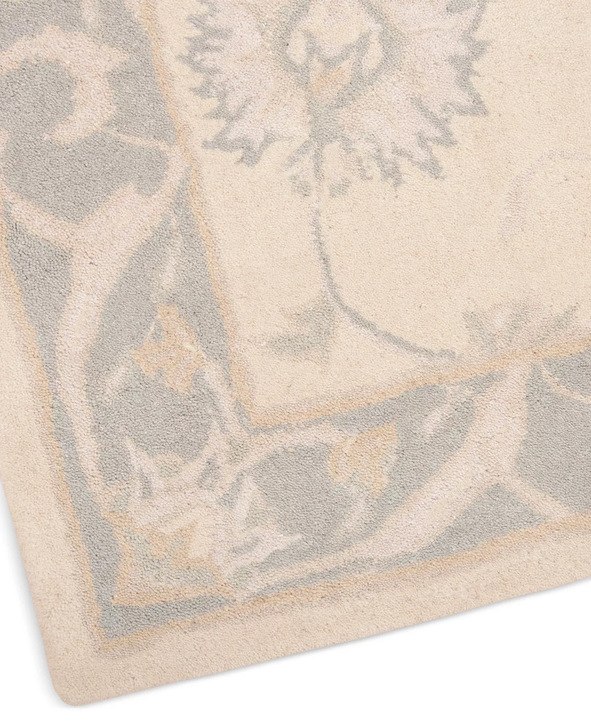 Kathy Ireland Home Royal Serenity Hyde Park Ivory Blue 5'6 X 7'5 Area Rug 5 Kathy Ireland Home Royal Serenity Hyde Park Ivory Blue 5'6 X 7'5 Area Rug - Image 3