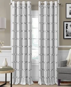 Elrene Kaiden Blackout Linen 52 X 84 Window Panel