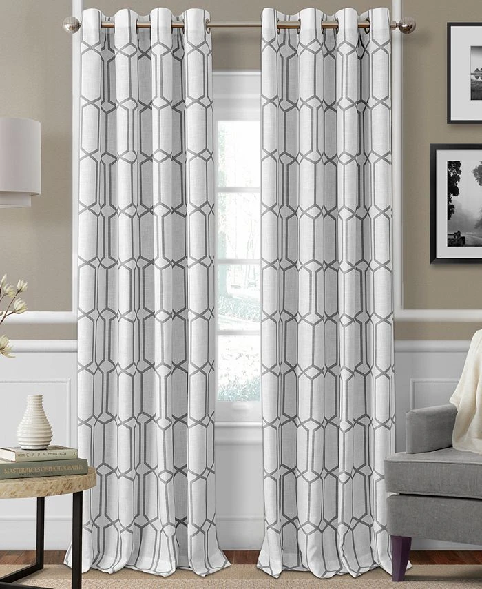 Elrene Kaiden Blackout Linen 52 X 84 Window Panel 3 Elrene Kaiden Blackout Linen 52 X 84 Window Panel