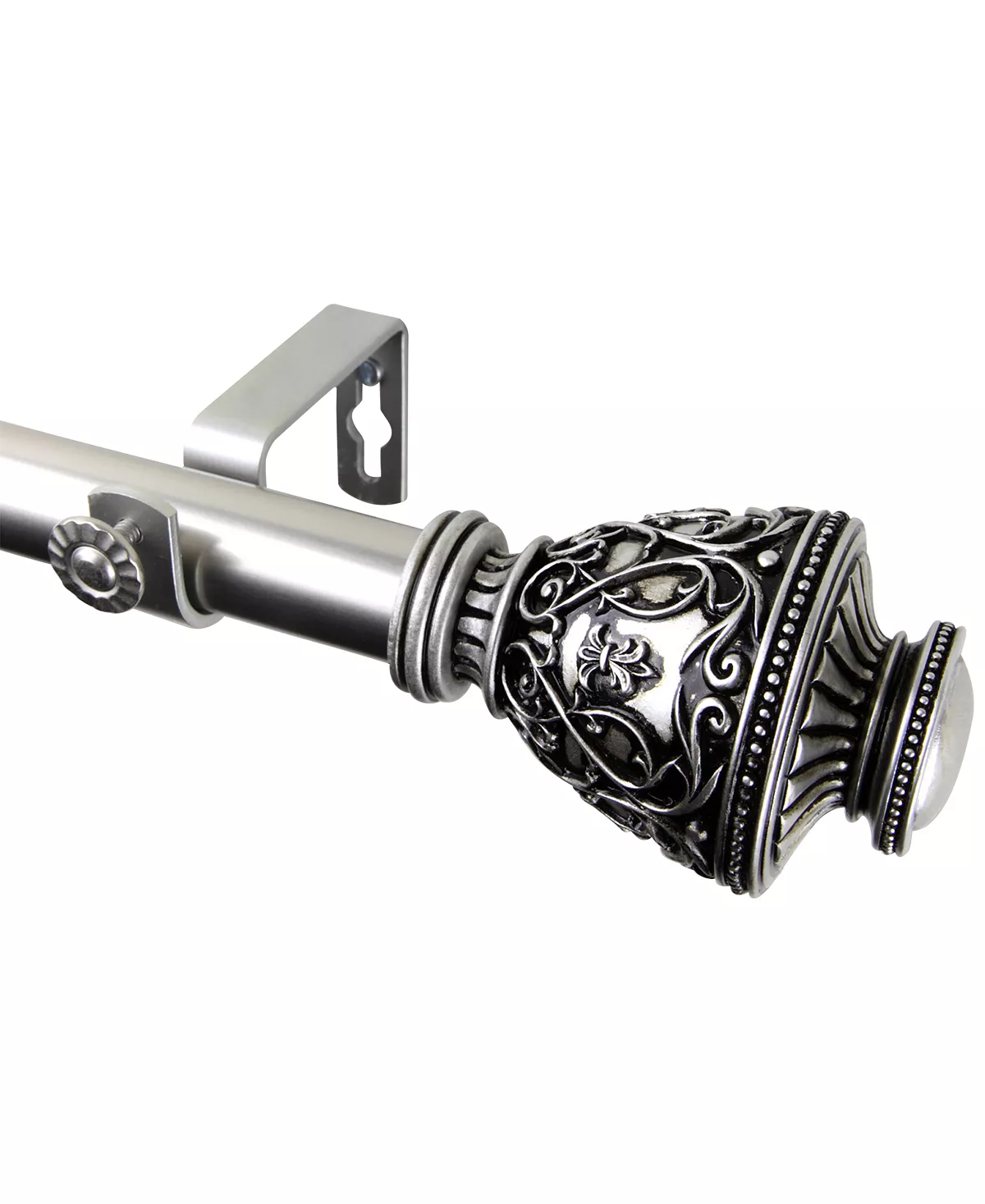 Rod Desyne Veda 1 Decorative Curtain Rod 28-48 3 Rod Desyne Veda 1 Decorative Curtain Rod 28-48