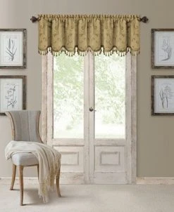 Elrene Mia Jacquard 52 X 19 Scalloped Blackout Valance -Chic Home Store 9170308 fpx 1