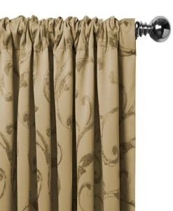 Elrene Mia Jacquard 52 X 19 Scalloped Blackout Valance -Chic Home Store 9170309 fpx