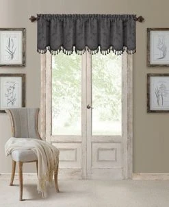 Elrene Mia Jacquard 52 X 19 Scalloped Blackout Valance -Chic Home Store 9170313 fpx