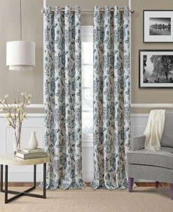 Elrene Sorrento Blackout Linen 52 X 84 Window Panel