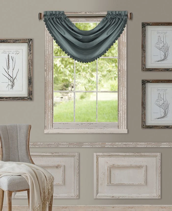 Elrene All Seasons Blackout Waterfall Valance, 52 X 36 3 Elrene All Seasons Blackout Waterfall Valance, 52 X 36