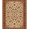 KM Home CLOSEOUT! Pesaro Kashan Ivory/Brick 5'5 X 7'7 Area Rug -Chic Home Store 9336950 fpx
