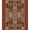 KM Home CLOSEOUT! Pesaro Panel Red 7'9 X 11' Area Rug -Chic Home Store 9336954 fpx
