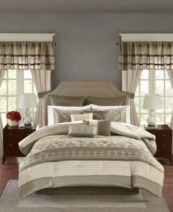 Madison Park Essentials CLOSEOUT! Jelena 24-Pc. Room-in-a-Bag, Queen
