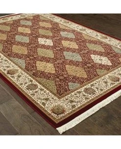 JHB Design Paragon Baktiari Red 6'7 X 9'6 Area Rug -Chic Home Store 9558239 fpx