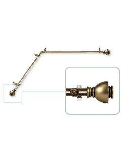 Rod Desyne Alma 13/16 Corner Window Curtain Rod 120-170 10 Rod Desyne Alma 13/16 Corner Window Curtain Rod 120-170 -Chic Home Store 9657207 fpx