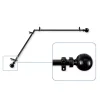 Rod Desyne Arman 13/16 Corner Window Curtain Rod 120-170