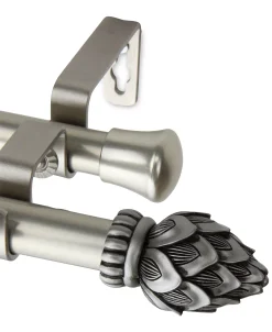 Rod Desyne Bud 13/16 Double Curtain Rod 120-170