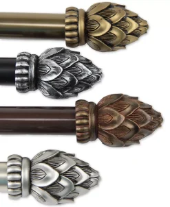 Rod Desyne Bud 13/16 Curtain Rod 120-170 -Chic Home Store 9672385 fpx
