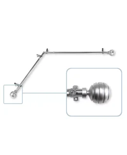 Rod Desyne Poise 13/16 Corner Window Curtain Rod 28-48 -Chic Home Store 9694064 fpx